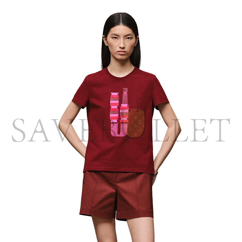 HERMES PRINTED STRAIGHT T-SHIRT H6E4647DA3V34